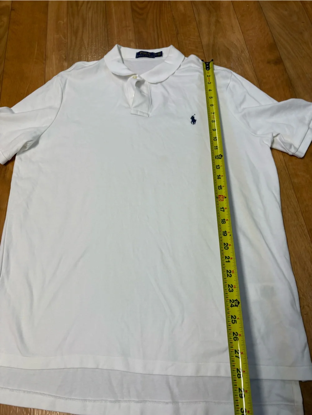 Ralph Lauren Men’s Cream Polo with Navy Pony